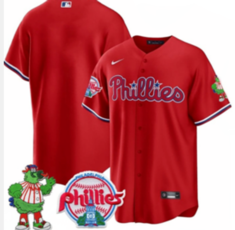 Men 2026 Philadelphia Phillies blank red Game Nike MLB Jersey 081500->philadelphia phillies->MLB Jersey